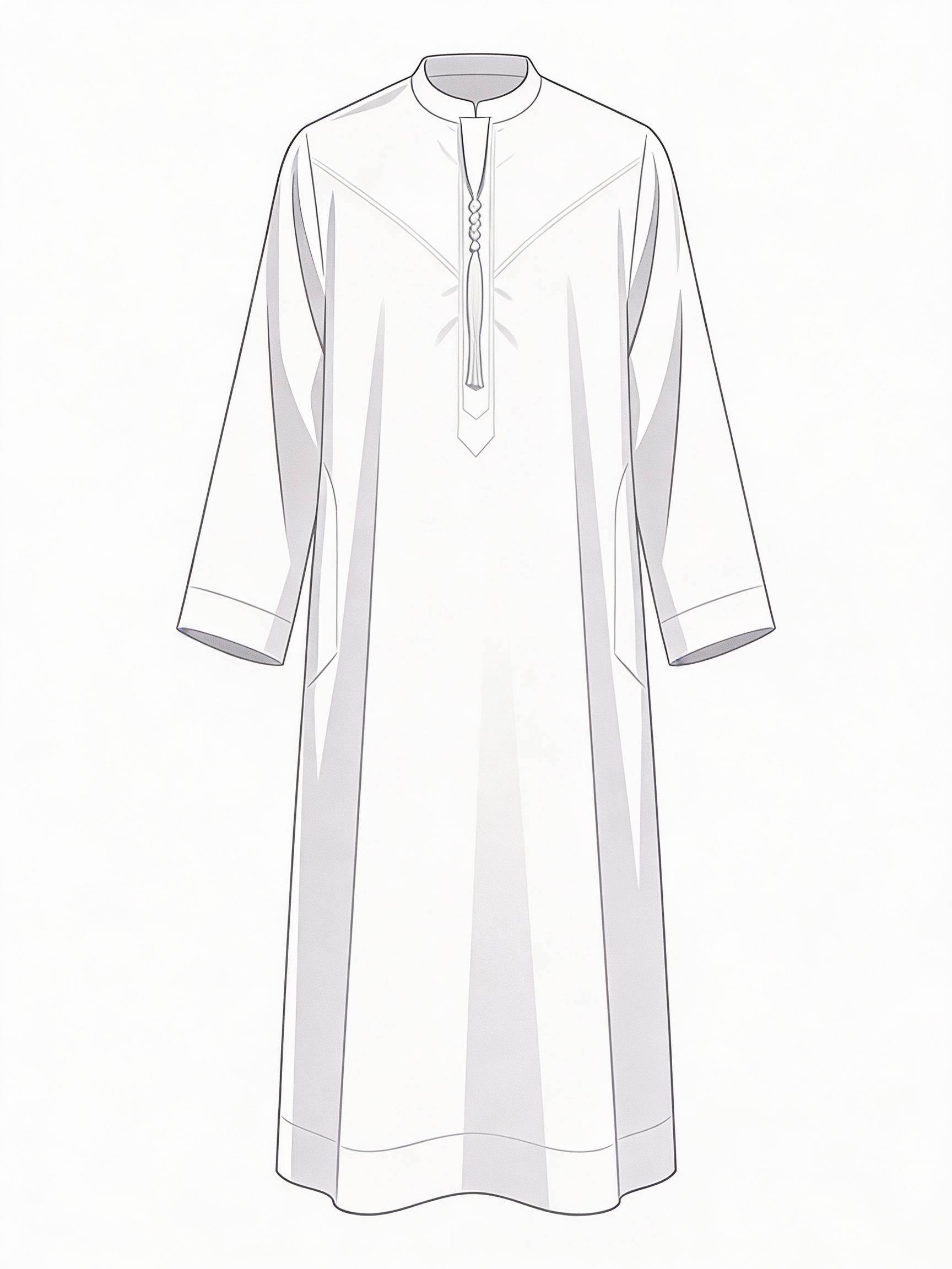 White Saudi Thobe