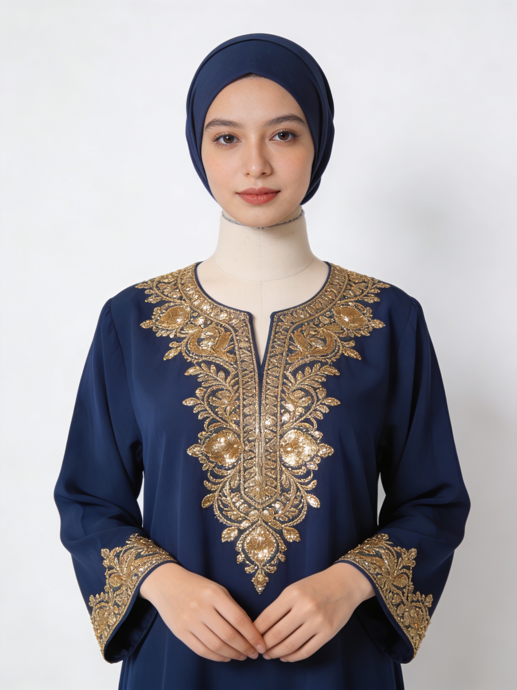 Embroidered Modest Tunic